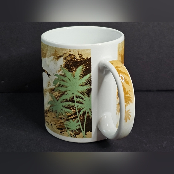 Hawaii Surfing Mug Treasures Aloha Vtg Surf Coffee Cup Honolulu Surfcore Woody - Picture 4 of 6